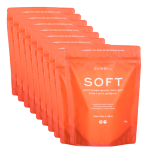 soft two in one natural laundry detergent with added softener