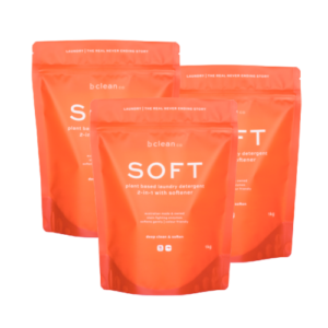 soft two in one laundry deteregent with added softener